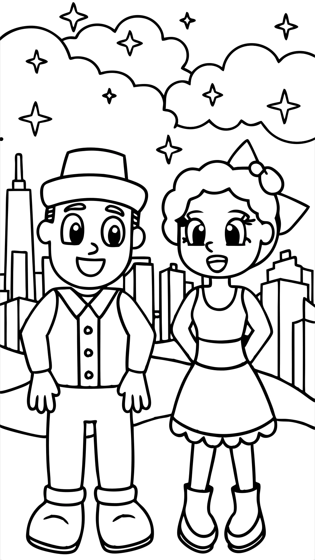 friday night funkin coloring page